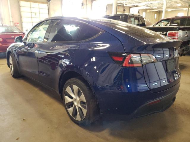 5YJYGDEE9MF130912 - 2021 TESLA MODEL Y أزرق صورة 3