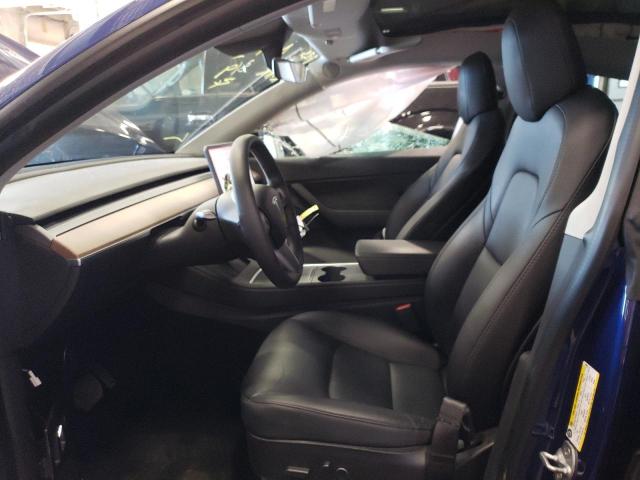 5YJYGDEE9MF130912 - 2021 TESLA MODEL Y أزرق صورة 5