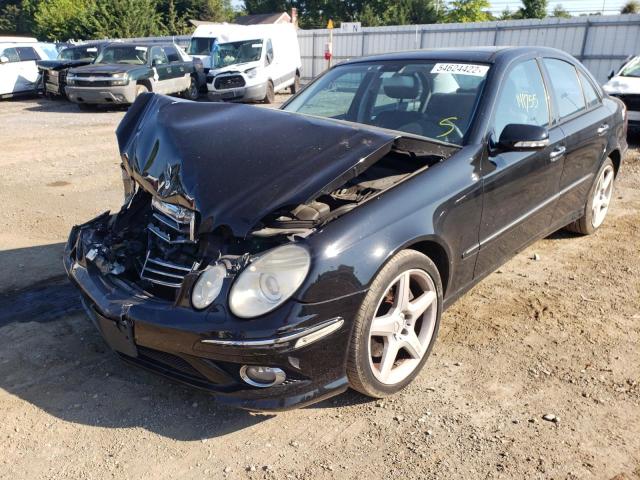 WDBUF87X18B271679 - 2008 MERCEDES-BENZ E 350 4MAT BLACK photo 2