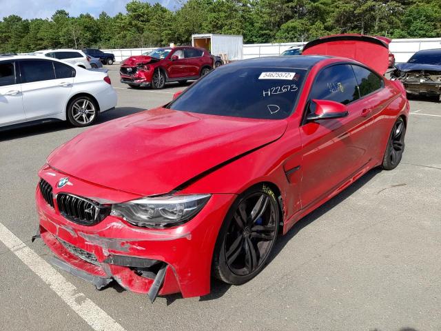 WBS3S7C09LFH22673 - 2020 BMW M4 CS RED photo 2