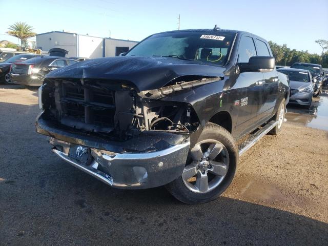 3C6RR7LT8GG359167 - 2016 RAM 1500 SLT BLACK photo 2