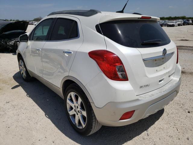 KL4CJBSB9EB743038 - 2014 BUICK ENCORE CON WHITE photo 3