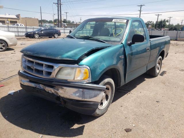 1FTZF1726WNA28092 - 1998 FORD F150 GREEN photo 2