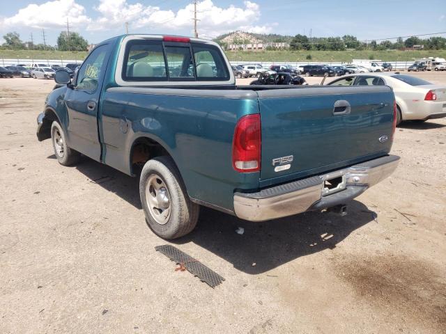 1FTZF1726WNA28092 - 1998 FORD F150 GREEN photo 3