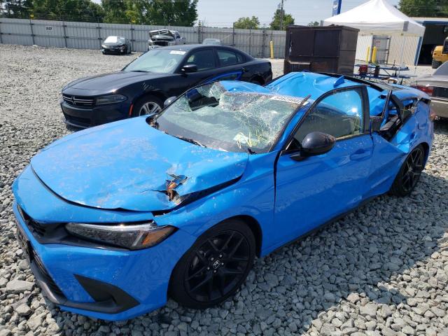 19XFL2H85NE017009 - 2022 HONDA CIVIC SPOR BLUE photo 10