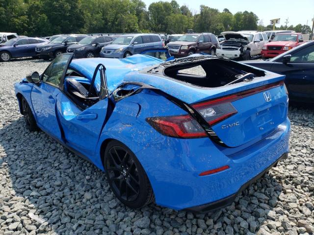 19XFL2H85NE017009 - 2022 HONDA CIVIC SPOR BLUE photo 3