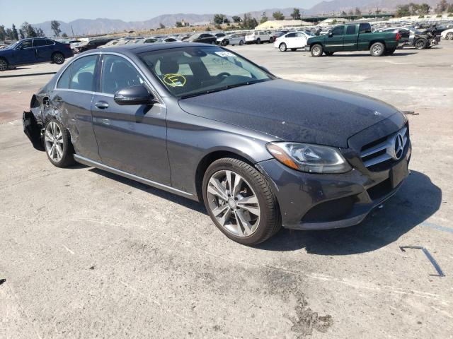 55SWF4HB5GU158317 - 2016 MERCEDES-BENZ C 350E CHARCOAL photo 1