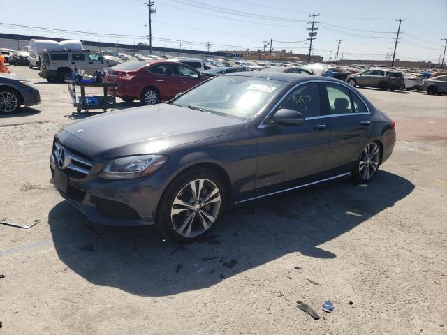 55SWF4HB5GU158317 - 2016 MERCEDES-BENZ C 350E CHARCOAL photo 2