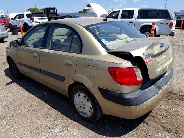 KNADE123276248352 - 2007 KIA RIO BASE GOLD photo 3