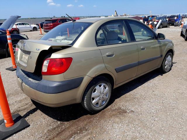 KNADE123276248352 - 2007 KIA RIO BASE GOLD photo 4