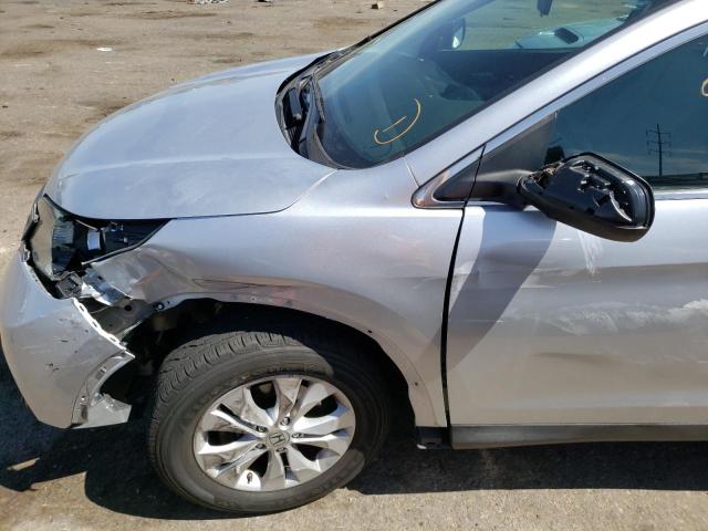 2HKRM3H70DH513613 - 2013 HONDA CR-V EXL SILVER photo 9