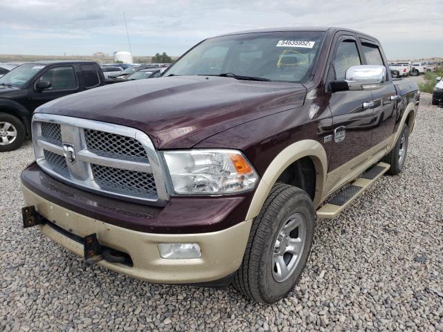 1C6RD7PT1CS275431 - 2012 DODGE RAM 1500 L BURGUNDY photo 2