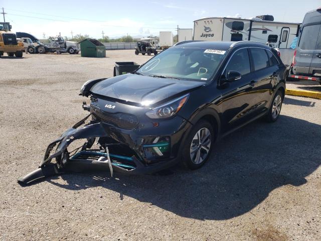 KNDCC3LG5N5159153 - 2022 KIA NIRO S BLACK photo 2