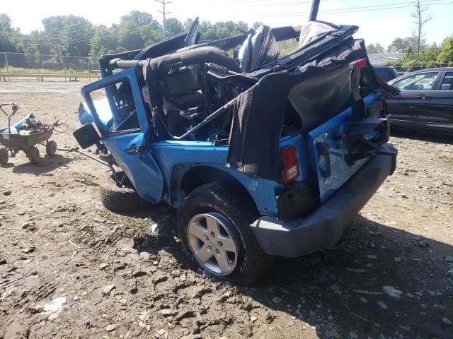 1J4AA2D14AL212314 - 2010 JEEP WRANGLER S BLUE photo 3
