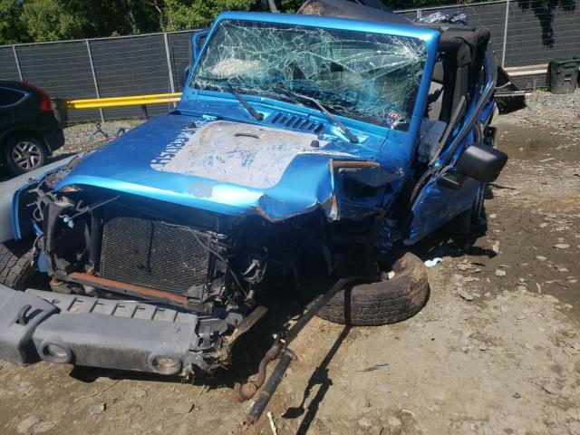 1J4AA2D14AL212314 - 2010 JEEP WRANGLER S BLUE photo 9