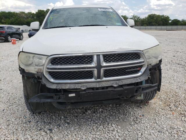 1C4RDJDG9DC670790 - 2013 DODGE DURANGO CR WHITE photo 9