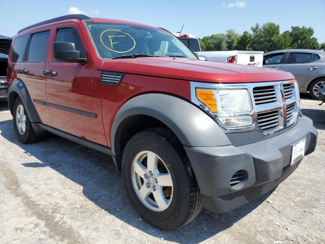 1D8GU28K07W587569 - 2007 DODGE NITRO SXT RED photo 1