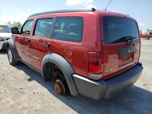 1D8GU28K07W587569 - 2007 DODGE NITRO SXT RED photo 3