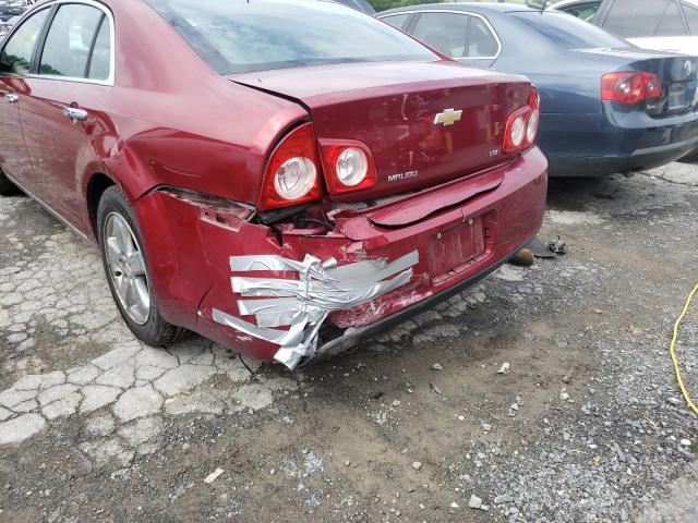 1G1ZK57B88F280743 - 2008 CHEVROLET MALIBU LTZ ბურგუნდია ფოტო 9
