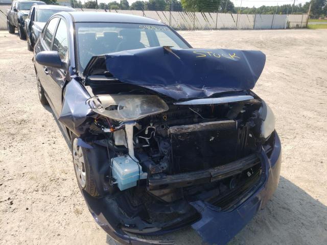 KMHDU4AD1AU183025 - 2010 HYUNDAI ELANTRA BLUE  photo 9