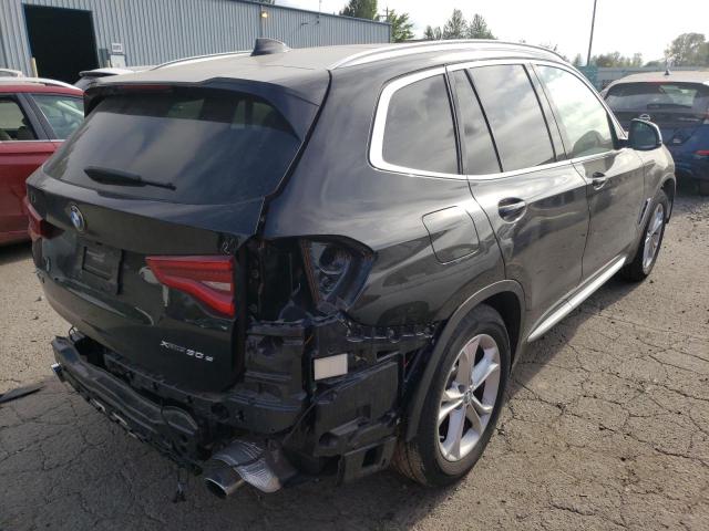 5UXTS1C0XM9F49877 - 2021 BMW X3 XDRIVE3 BLACK photo 4