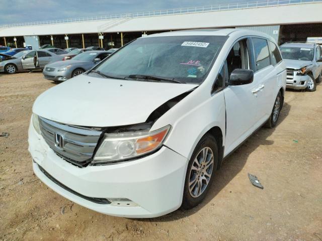 5FNRL5H62CB142523 - 2012 HONDA ODYSSEY WHITE photo 2