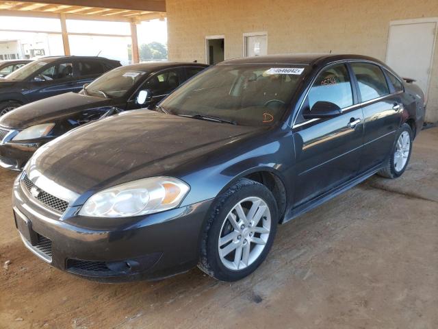 2G1WC5E39D1247392 - 2013 CHEVROLET IMPALA LTZ CHARCOAL photo 2