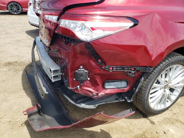 4T1F31AK4LU534876 - 2020 TOYOTA CAMRY XLE RED photo 9