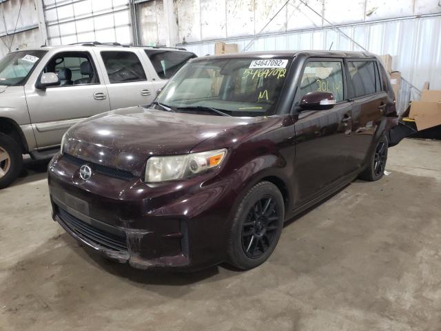 JTLZE4FE4B1127239 - 2011 TOYOTA SCION XB Bordeaux Foto 2