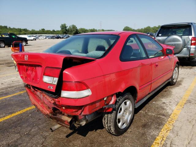 1HGEJ8246XL028011 - 1999 HONDA CIVIC EX RED photo 4