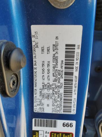 3TMDZ5BN3GM002491 - 2016 TOYOTA TACOMA DOUBLE CAB  照片 10