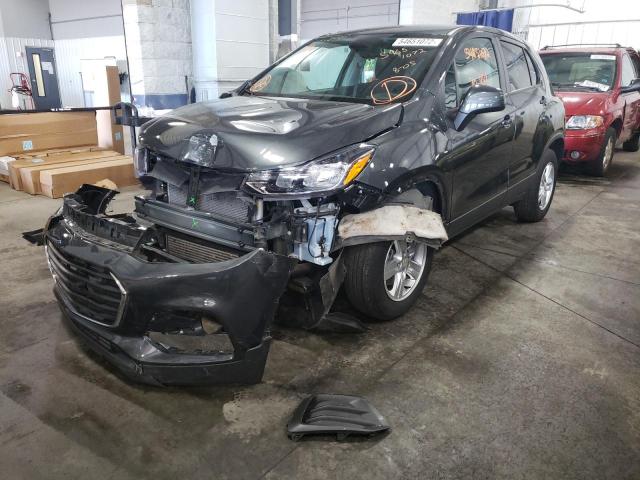 3GNCJNSB6KL205907 - 2019 CHEVROLET TRAX LS CHARCOAL photo 2