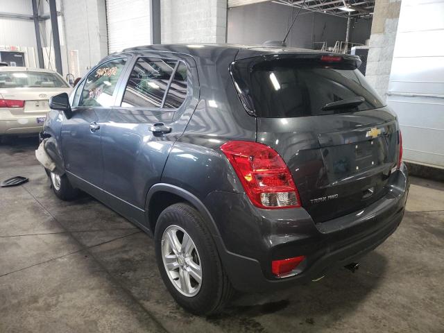 3GNCJNSB6KL205907 - 2019 CHEVROLET TRAX LS CHARCOAL photo 3