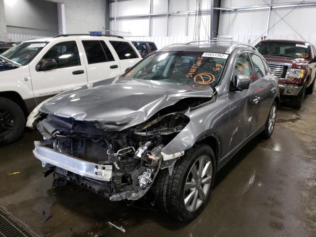 JN1AJ0HR3BM852927 - 2011 INFINITI EX35 GRAY photo 2