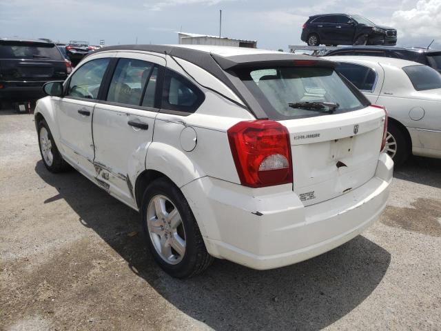 1B3JB48B57D505113 - 2007 DODGE CALIBER SX WHITE photo 3