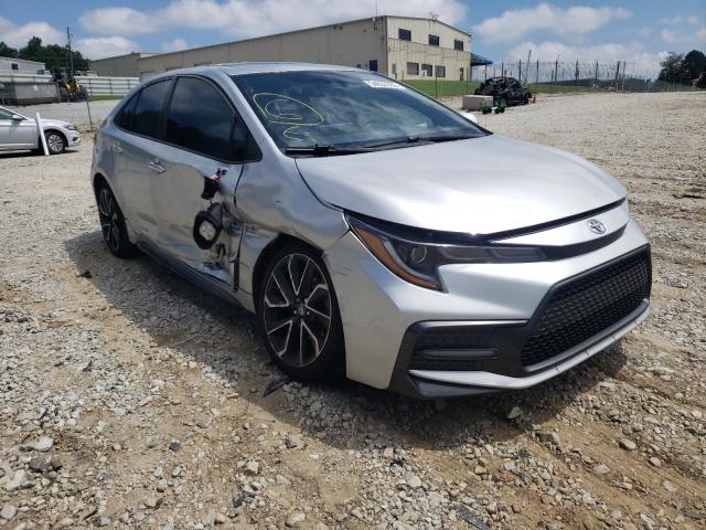 JTDT4RCE3LJ022716 - 2020 TOYOTA COROLLA XS SILVER photo 1