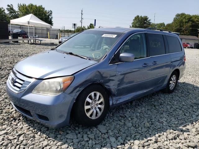 5FNRL3H70AB068741 - 2010 HONDA ODYSSEY EX BLUE photo 9