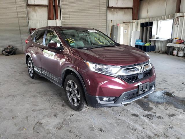 2HKRW2H82JH698787 - 2018 HONDA CR-V EXL MAROON photo 1