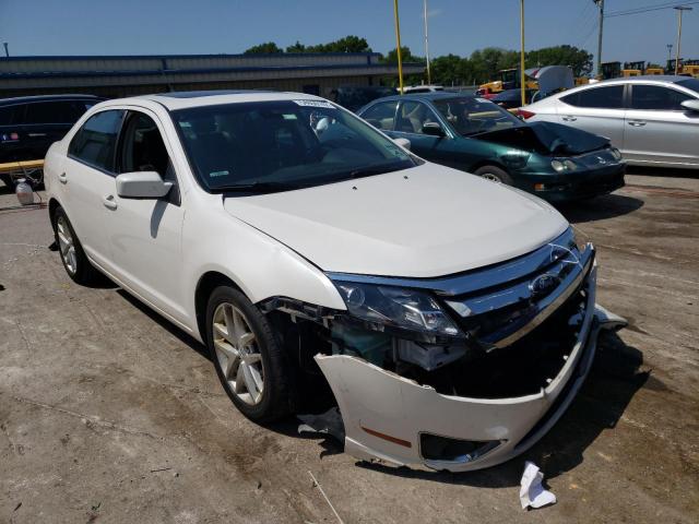 3FAHP0JA4CR412664 - 2012 FORD FUSION SEL WHITE photo 1