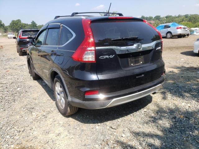 2HKRM4H7XGH623658 - 2016 HONDA CR-V EXL BLACK photo 3