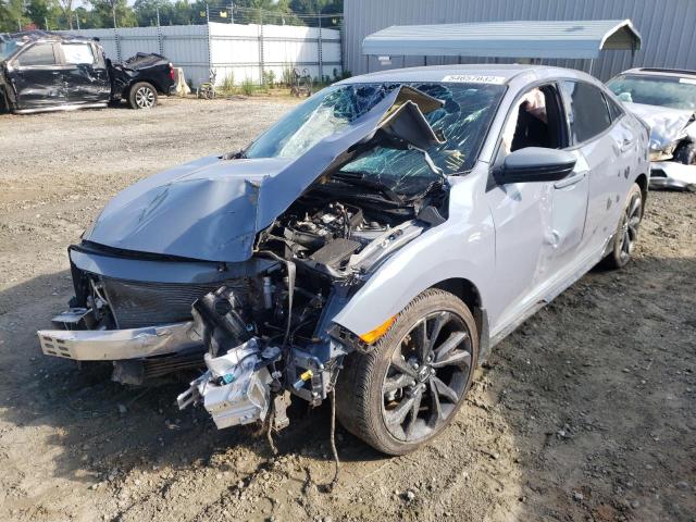 SHHFK7H41KU222070 - 2019 HONDA CIVIC SPOR BLUE photo 2