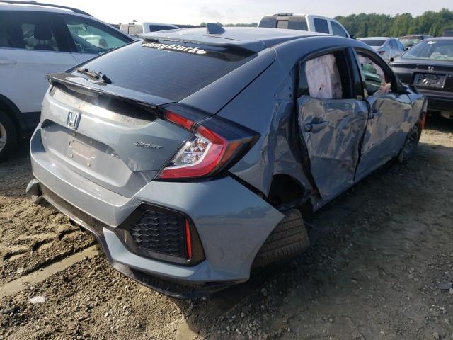 SHHFK7H41KU222070 - 2019 HONDA CIVIC SPOR BLUE photo 4