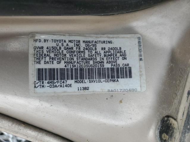 4T1SK12E0SU620159 - 1995 TOYOTA CAMRY LE  photo 10