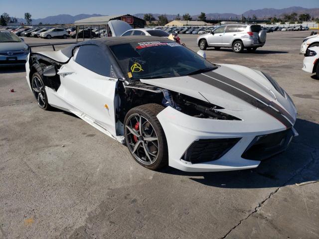 1G1YA2D46N5107050 - 2022 CHEVROLET CORVETTE S WHITE photo 1