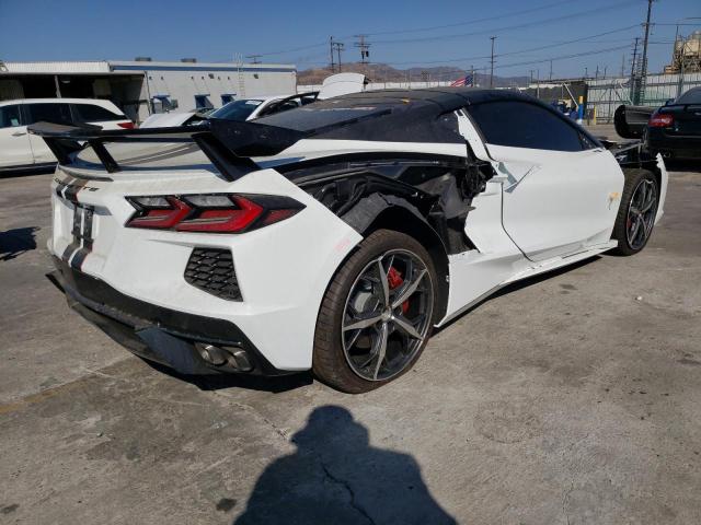 1G1YA2D46N5107050 - 2022 CHEVROLET CORVETTE S WHITE photo 4