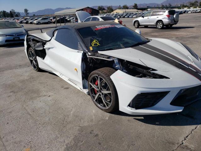 1G1YA2D46N5107050 - 2022 CHEVROLET CORVETTE S WHITE photo 9