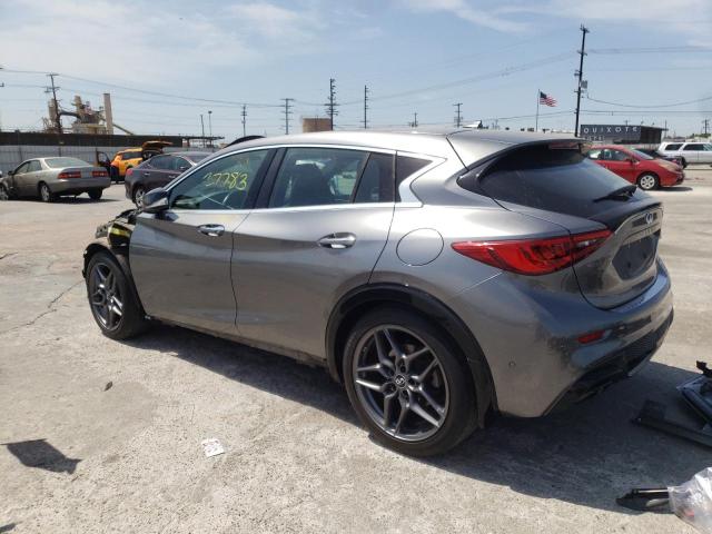 SJKCH5CP3JA047754 - 2018 INFINITI QX30 BASE GRAY photo 3