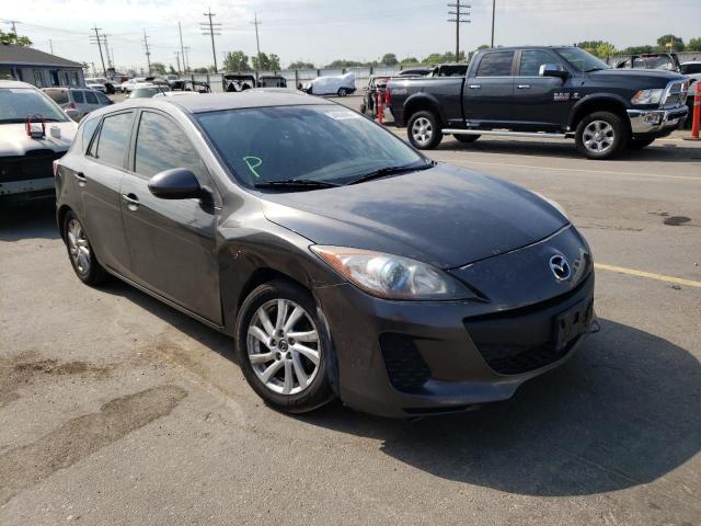 JM1BL1LP5D1722756 - 2013 MAZDA 3 I GRAY photo 1