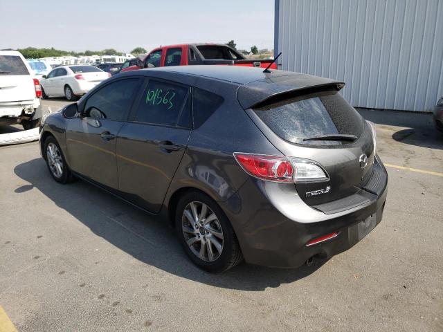 JM1BL1LP5D1722756 - 2013 MAZDA 3 I GRAY photo 3