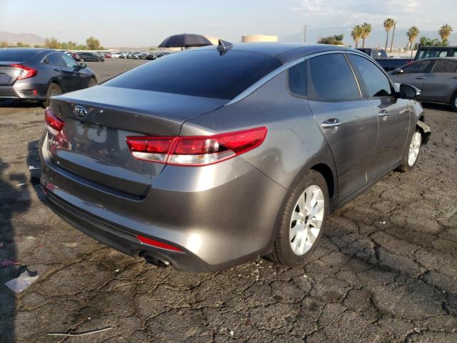 5XXGT4L3XGG063313 - 2016 KIA OPTIMA SILVER photo 4